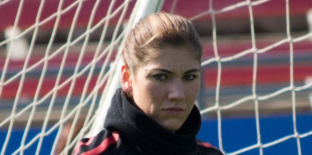 Actual picture of Hope Solo
