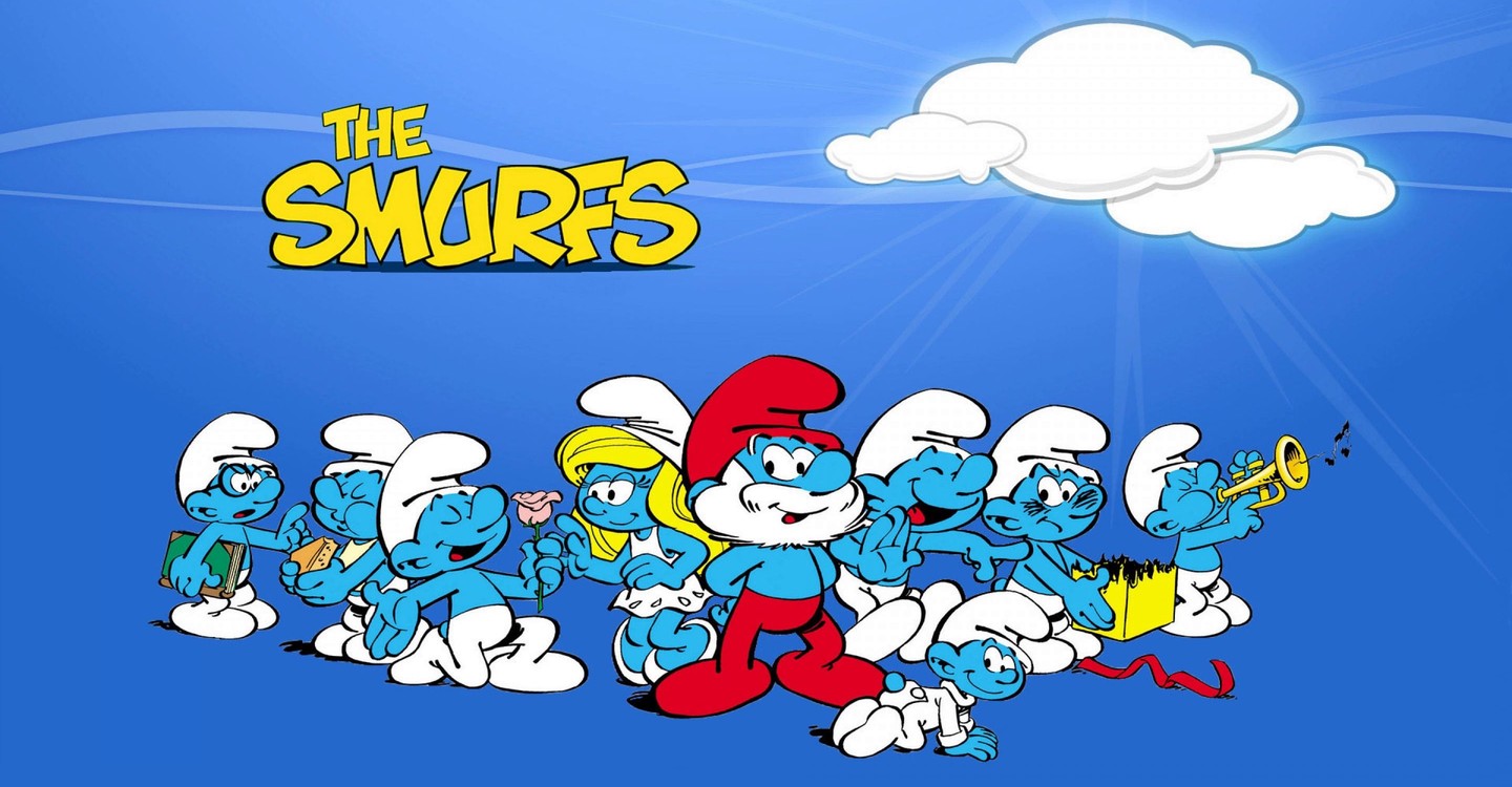 A picture of Smurfs